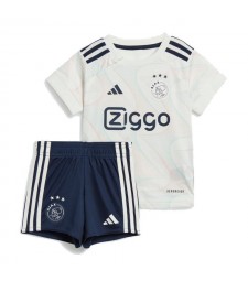 Ajax Away Kids Kit Soccer Jersey Football Shirt Youth Uniforms 2023-2024
