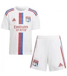 Lyon Home Kids Kit Football Shirts Child Uniforms 2022-2023