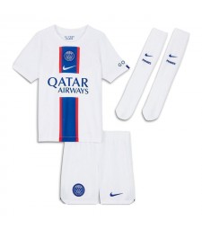 Paris Saint-Germain Third Kids Kits Soccer Jerseys Football Shirts Children Uniforms 2022-2023