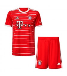 Bayern Munich Home Kids Mini Kit Soccer Jersey Youth Football Shirts Children Uniform 2022-2023