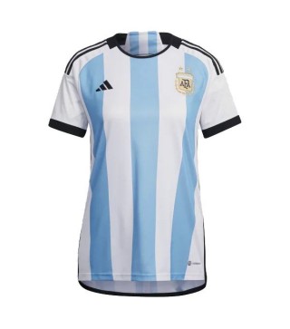 Argentina Home Soccer Jersey Female Football Clothes Women's Uniforms World Cup Qatar 2022