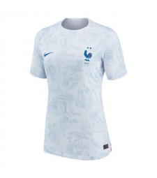 France Away Soccer Jersey Female Football Clothes Women's Uniforms World Cup Qatar 2022