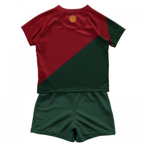 Portugal Home Soccer Jersey Kit(Jersey+Shorts) 2022