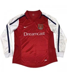 Arsenal Home Retro Jersey Mens First Soccer Sportwear Football Long Sleeves 2000