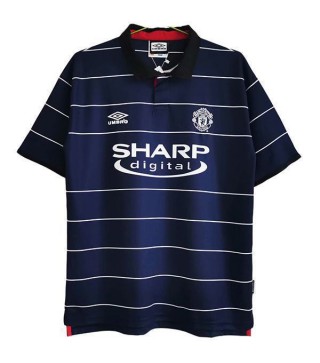 Manchester United Retro Away Soccer Jersey Mens Football Shirt 1999-2000