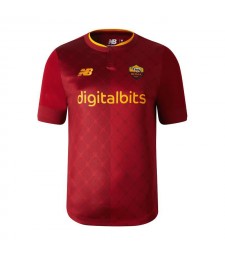 AS Roma Home Soccer Jerseys Men's Football Shirts Uniforms 2022-2023