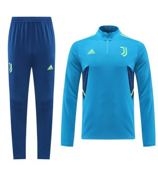 Juventus Soccer Tracksuit Set Men's Blue Football Training Wear 2022-2023