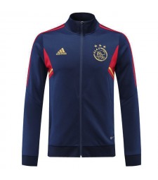 Ajax Soccer Jacket Men's Royal Blue Football Tracksuit Set 2022-2023