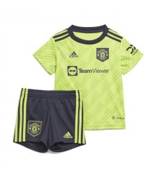 Manchester United Third Soccer Jersey Kids Kits Football Shirts Uniforms 2022-2023